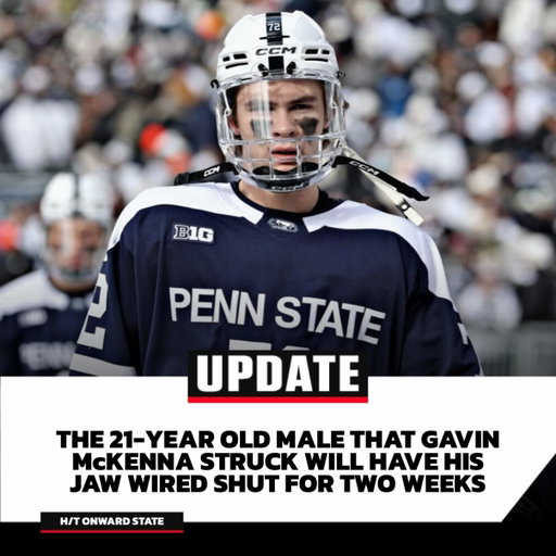 The 21-year old male will not be able to talk for the next two weeks.