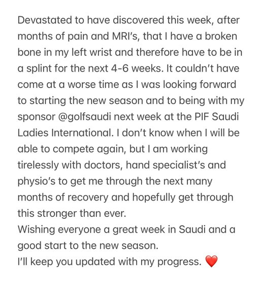 💔
@golf_saudi @pifsaudiladiesinternational @pifglobalseries