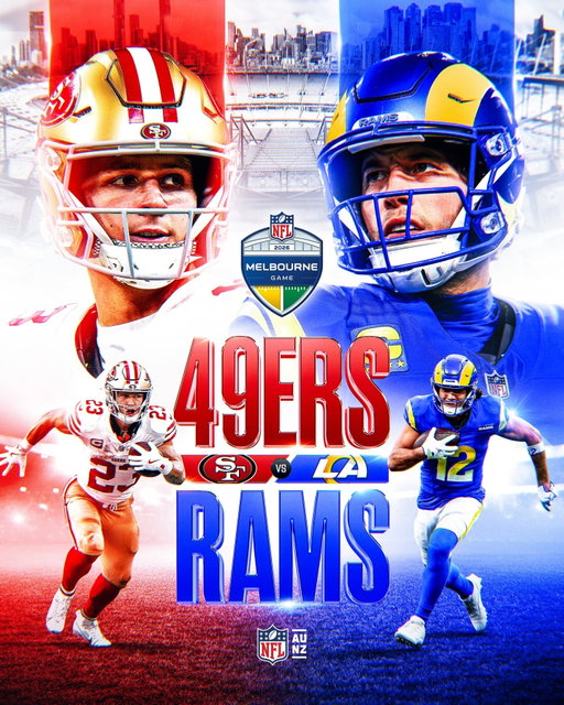 THE FIRST-EVER REGULAR SEASON GAME IN AUSTRALIA IS SET! 🇦🇺

@49ers vs @rams at the Melbourne Cricket Ground.