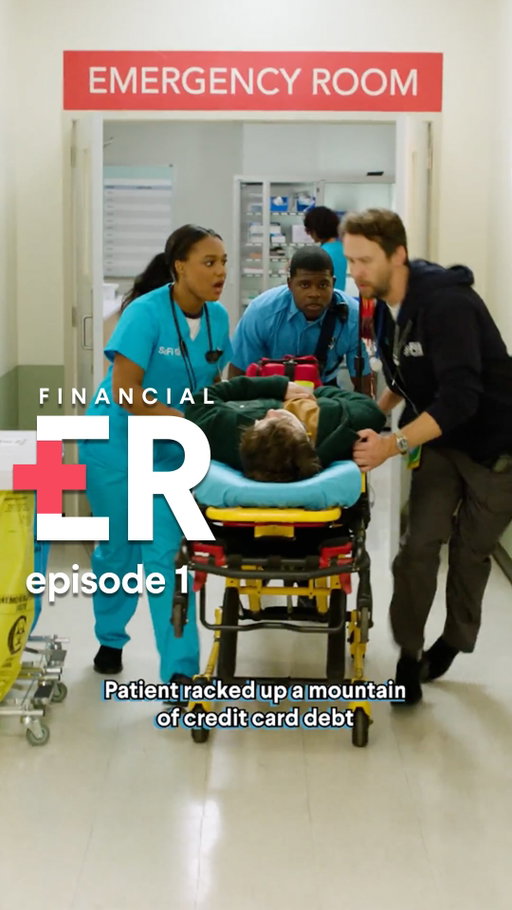 Episode 1: A patient with a rapidly declining credit score needs help. Good thing this is a money hospital.

New episodes of Financial ER drop every Thursday. Follow us to make sure you don't miss a minute. #creditscore #wealth #savingmoney #moneytips #budget