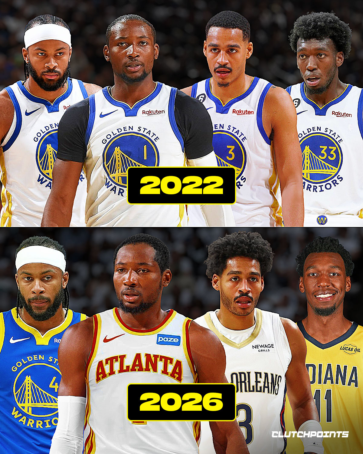 The Warriors' 2-timeline plan didn't quite work out.

Let's rewind back to the summer of 2022.

The Warriors had just won a title on the backs of Steph, Klay, Draymond, and Wiggins.

But the front office wanted to balance a "2-timeline" plan - continue to win now with the vets, while also developing a young core...

...so that the kids would be elite and ready to take over when the vets retired or declined.

Their young core?

🏀 Poole had put up 18 PPG and looked like a breakout star

🏀 Jonathan Kuminga had limitless upside with his athleticism

🏀 Moses Moody looked like a strong defensive wing

🏀 James Wiseman was dealing with injuries, but still had potential

And yet... it didn't quite pan out.

Fast forward 4 years, and 3 of the 4 aren't on the team anymore.

Poole had jumped from the Wizards to the Pelicans, where he's putting up 14 PPG this year.

Wiseman isn't on an NBA team after the Pacers released him.

Kuminga grew unhappy with his role in Golden State, and was dealt to the Hawks.

Only Moses Moody remains.

Meanwhile, Steph Curry is turning 38 next month, is still scoring 27 PPG, and is an All-Star starter.

Eventually, the Warriors' front office gave up on 2 timelines, and went all-in on Steph. Trading for Butler last year... being willing to give up the house for Giannis this year... 

Some have argued that's what they should've been doing all along - building around Steph, who's somehow still elite at 37.

It was an interesting experiment. 

But Golden State now hopes a 30-year-old Kristaps Porzingis can inject some life into a Warriors team that's refocusing on 1 timeline.