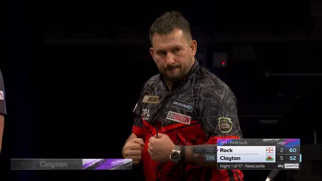 SENSATIONAL CLAYTON THROUGH!

What an opening performance from Jonny Clayton 🙌

The Welsh number one averages 109.81 and takes out 67% of his doubles to bulldoze Josh Rock 6-2 and be the first player to win in the 2026 Premier League!

📺 bit.ly/PLDWhereToWatch 
#PLDarts | QF1