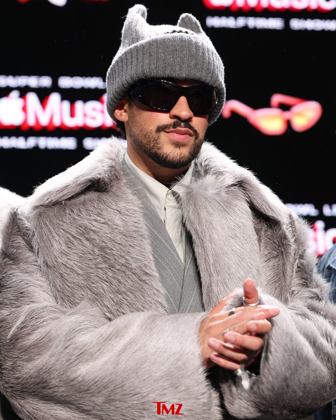 Bad Bunny refused to give any details ahead of his Super Bowl Halftime Show, remaining super tight-lipped about whether anyone will join him on stage on Sunday.

VIDEO AT LINK IN BIO 🎥

📸: Getty