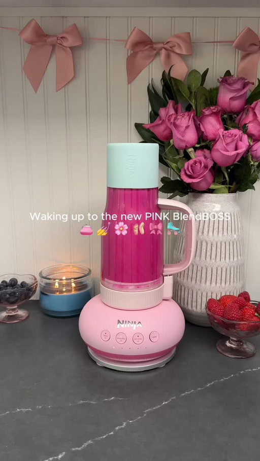 ✨🌸 COLOR DROP 🌸✨

She’s powerful. She’s pink. She blends. 💅🎀 Meet the limited-edition Ninja BlendBOSS in pink.

Pink girlies… consider this your sign. 🛼👛 

#NinjaBlendBOSS#Pink #Valentines