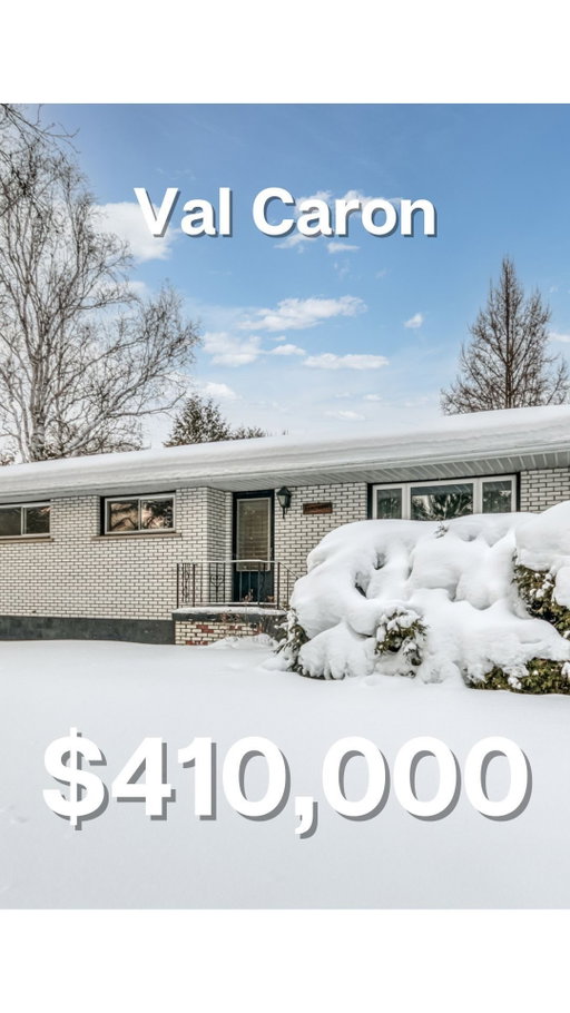 #JUSTLISTED 🎥 ALL BRICK HOME WITH TONS OF POTENTIAL 🙌

📍1658 1st St, Val Caron
🏷️$410,000
🛏️4 Bedrooms
🛁2 Bathrooms
⁣
⏩ Tour our team’s newest listing situated in Val Caron! This spacious home is situated on a deep, private lot, and offers endless opportunities for customization!

📲 Like what you see? Send me a message to book your private showing today!
⁣
📧 tristan@lakecityrealty.ca⁣
☎️ (705) 920-6109⁣
⁣
#sudburyhomesforsale #sudburyrealtor