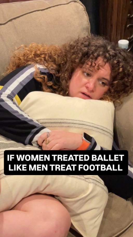 Nutcracker season is basically the Super Bowl #barelyadult #football #ballet #sports #dance