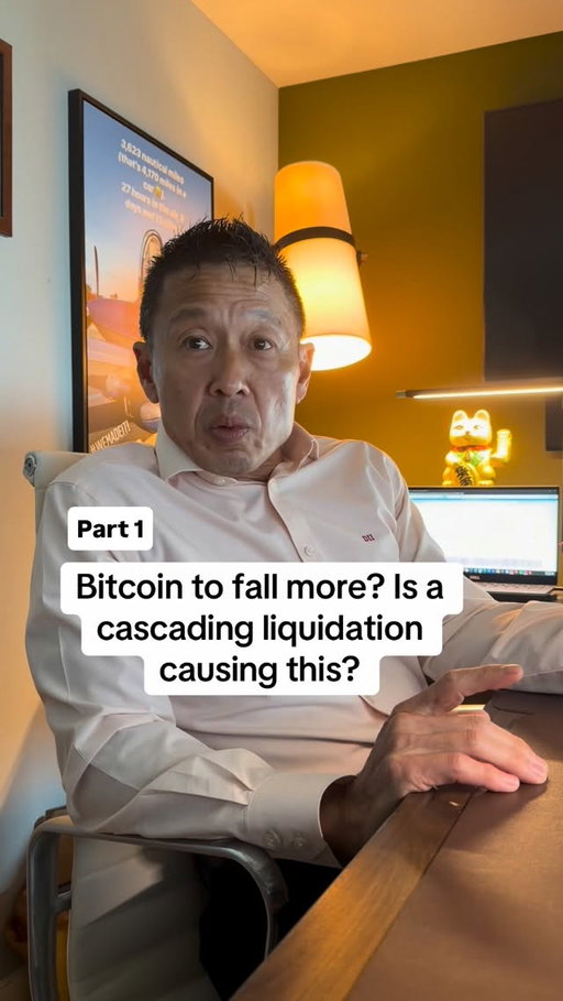 Part 1: Bitcoin to fall more? Is a cascading liquidation causing this?