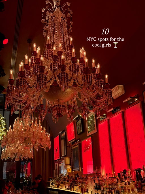 NYC spots for the cool girls 💋💄🍸
Dim lighting, good cocktails, main-character energy

Save for your next girls’ night ✨

🍸@faenanewyork 
🍸@wnyunionsquare 
🍸@lebarpenelope
🍸@obvio.nyc 
🍸@thenines_nyc 
🍸@fouquets.newyork
🍸@sloanessoho 
🍸@craneclubrestaurant 
🍸@experimentalcocktailclubnyc 
🍸@crevette_nyc 

—————————
🏷️
#nycbars #girls #girlsnightout #nycdrinks #nyclifestyle