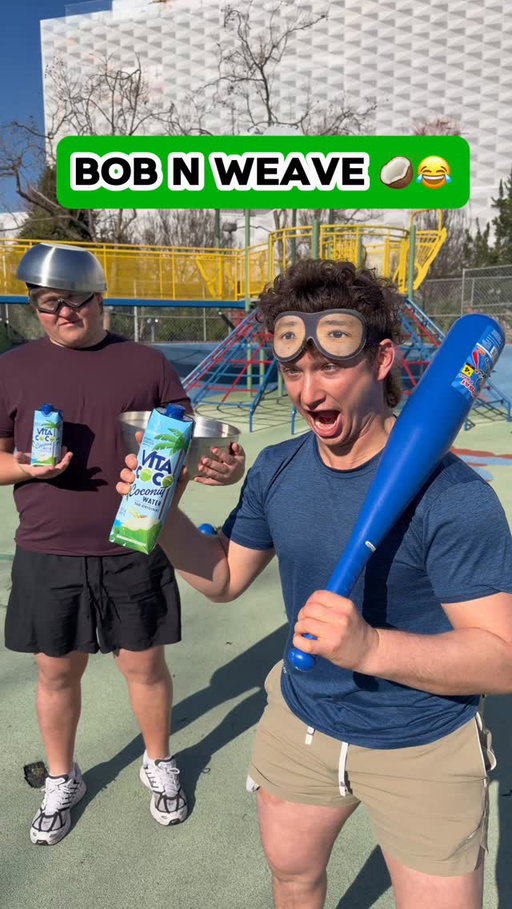 Blindfold Dodgeball while holding a super big bowl of @vitacoco 🥥🏈😂 #vitacocopartner #football #game #funny #sports