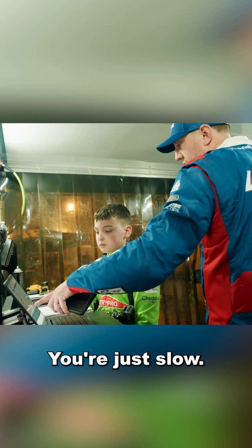 You’re slow bro. Gotta deliver the hard truth to maximize potential.📈

#RowdyNation #fatherson #nascar