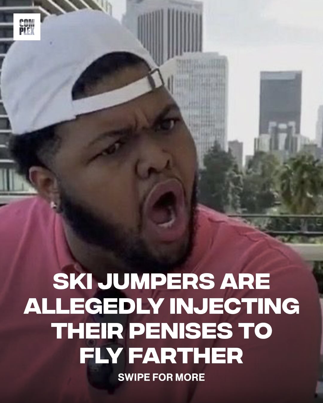 this can’t be real life 😭

Reports ahead of the Winter Olympics say some ski jumpers may be injecting hyaluronic acid into their penises to try to jump farther. The reason, according to the reporting, is that it could temporarily change body measurements during suit checks, leading to looser, more aerodynamic suits that help athletes fly longer distances. No athletes have been named, but the World Anti-Doping Agency said it would look into the claims.

(via @nytimes )