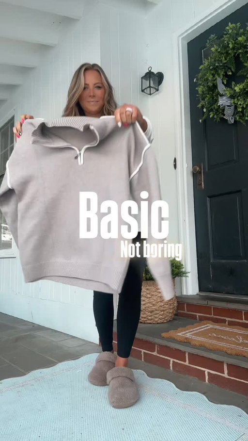 Just say WANT and I’ll send it!!!
The perfect basic layers but adding a pullover like this just makes it ✨better!!! Comfy, real, affordable, everyday look!!
#amazonfashion #momstyle #basicstyle #comfyoutfit #comfystyle