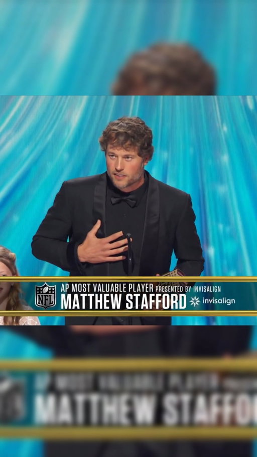 Year 17. Matthew Stafford. MVP.