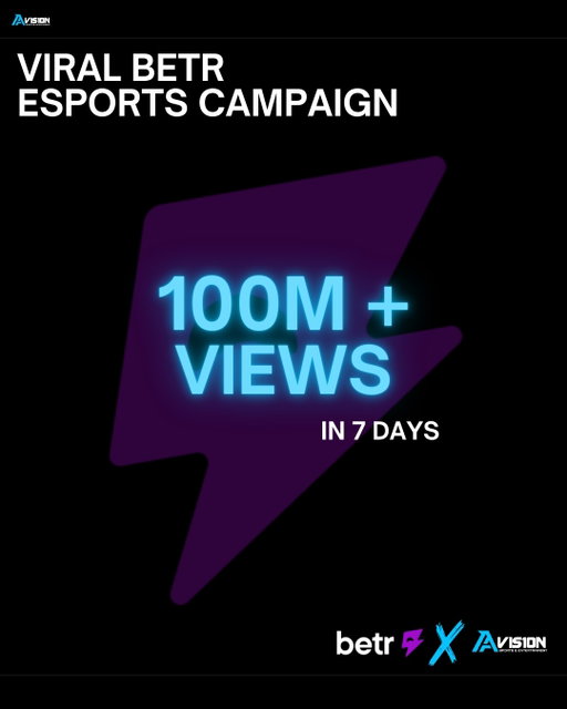 Teaming up with @JakePaul & @Betr for a 100 Million Viewed campaign 📈

•

Esports is LIVE on @Betr