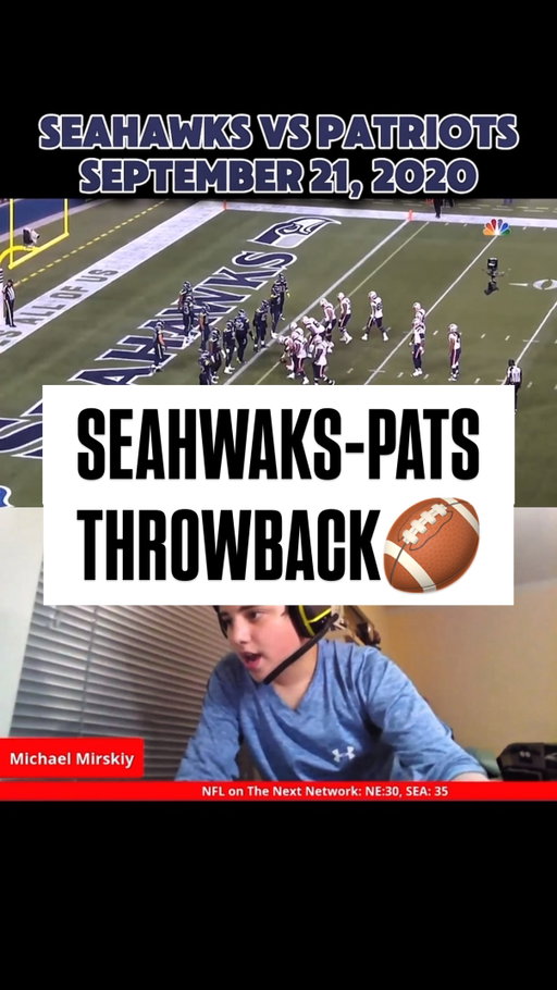 Fun throwback in honor of the Super Bowl #seahawks #patriots #Super Bowl #broadcast #thenextnetwork