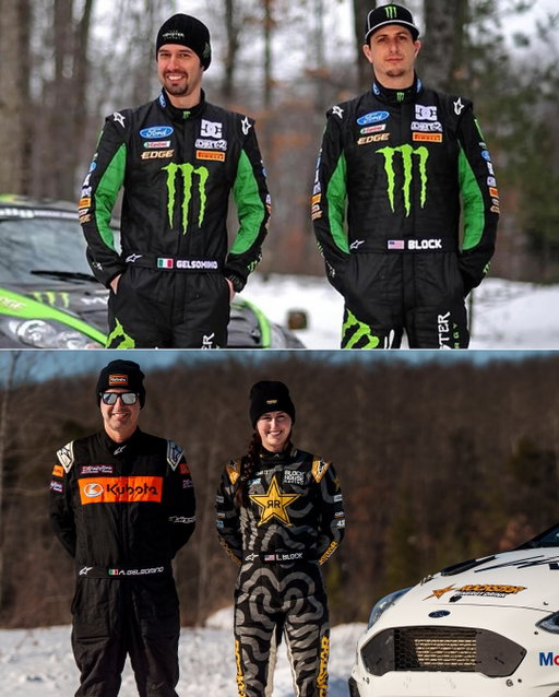 Welcome back Block 🤝 Gelsomino - for the first time ever @liakblock and @alexgelsomino will be teaming up at Sno*Drift in northern Michigan for the start of the @ara_rally season. 

Alex was @kblock43 co-driver in American rally and WRC for almost 20 years, and while this may be the first time Alex has co-driven for Lia, it’s not the first time we’ve seen the Gelsomino name on her car, as @rhianongelsomino was Lia’s co-driver when they won the 2023 O2WD Championship. Good things must happen with these two names together