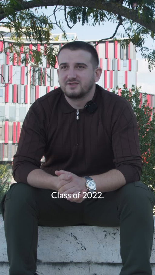 One camera. One backpack. One alumnus at a time. 
 
First stop: Tirana, Albania  
 
Welcome to “The Alumni Diaries”, a journey across cities and cultures, where AUBG alumni invite us into their everyday lives, guide us through their cities, and talk about career success. 
With just a backpack and a camera, AUBG alumnus and journalist Finn Perelstein (’24) travels from city to city, tasting local food, exploring hidden corners, and having honest conversations about life after university. 
 
Episode 1: Tirana, Albania 
 
We meet Irdi Duka (’22), Customer Success Manager at CData Software. From his time as a Resident Assistant to finding an international community, Irdi shares how AUBG became a place he truly called home. 
Now back in Tirana, he’s building his life, while enjoying beautiful views and his long-standing love for football. Watch the full episode (link in bio). 
 
#aubgalumni #albania #alumnidiaries