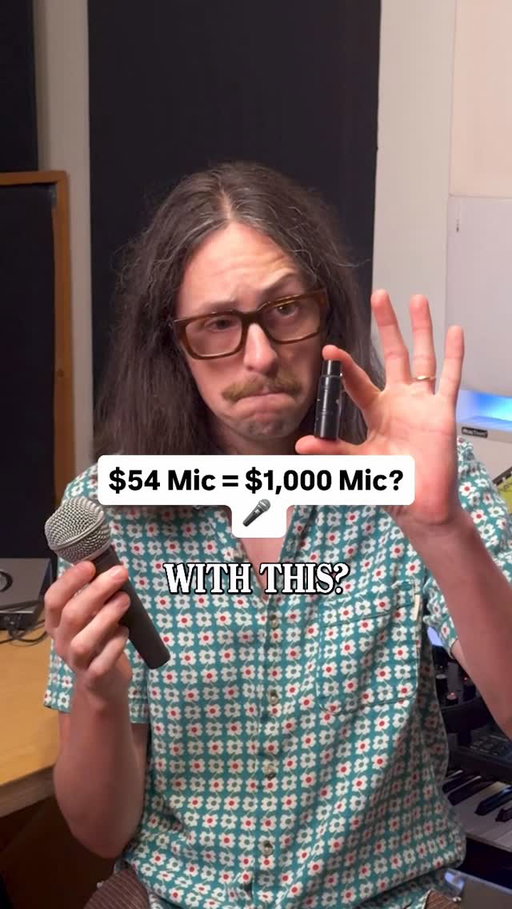 Can this cheapo microphone sound expensive by just adding this mini cloudlifter CL25 to the microphone? 🎤 🤨
From a $54 microphone to a $1,000+ microphone… 
What do you think? 

#recording #vocals #audioengineering #musicproduction