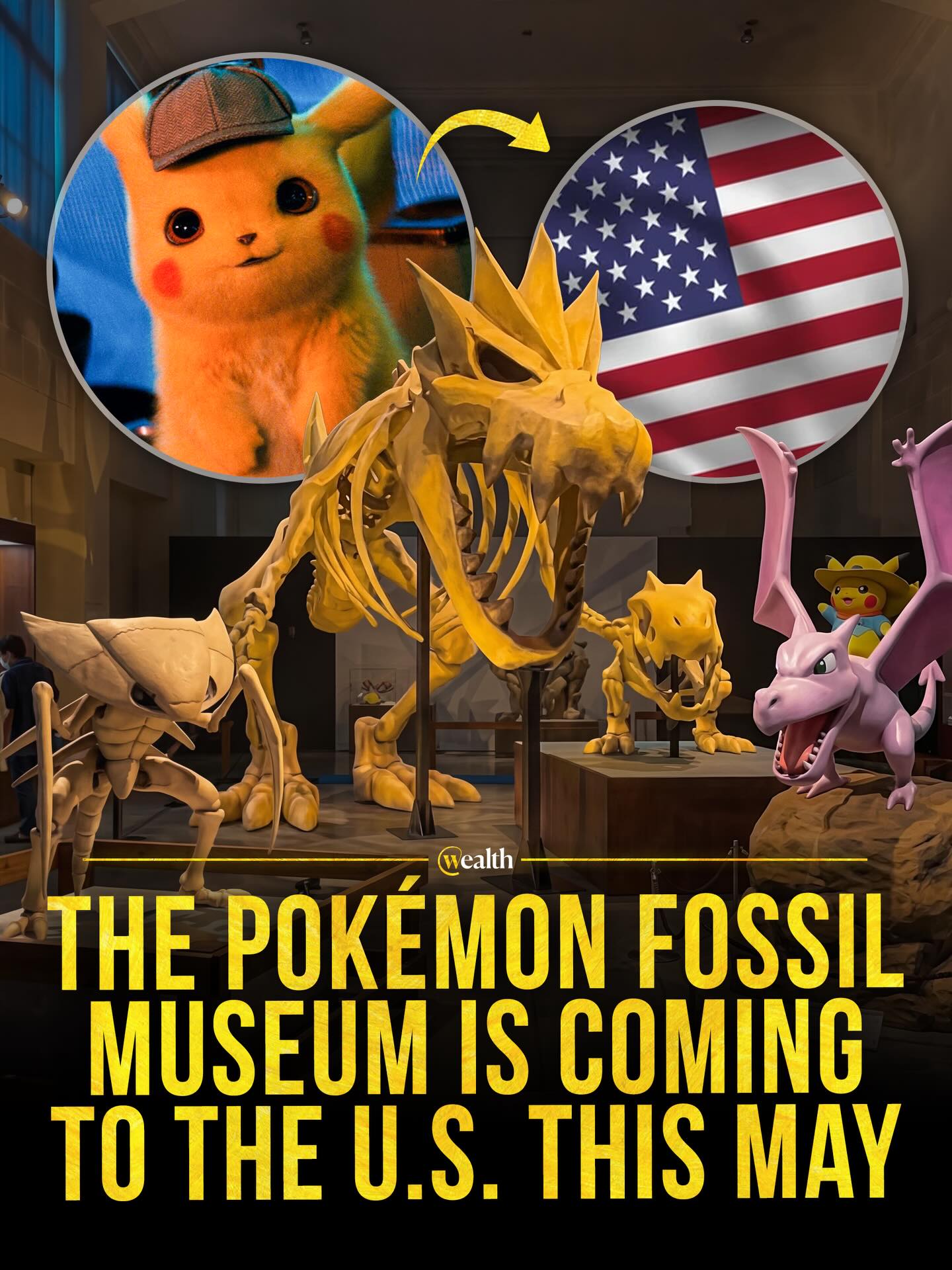 Pokémon is becoming a real fossil museum ❤️🦴

The Pokémon Fossil Museum opens at Chicago’s Field Museum on May 22, pairing Fossil Pokémon with real specimens, including SUE the T. rex. It runs through April 11, 2027, marking the exhibition’s first North American stop.

Museums have learned that blockbuster IP works best when it teaches a method, not just a mood.

Late May in Chicago looks like the rare blend of nostalgia, craft, and credibility.

#Pokemon #FieldMuseum #Chicago #Paleontology #PopCulture