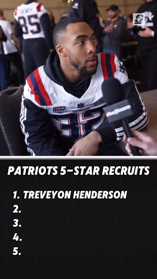 Can TreVeyon Henderson name the Patriots former 5-star recruits? ⭐️🏈