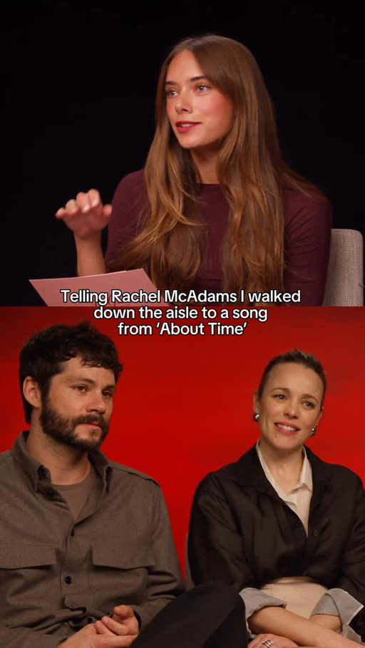 Imagine telling me a year ago that I’d be telling Rachel McAdams I walked down the aisle to a song from About Time (my favourite movie!!) so close to our wedding anniversary too 🥹 
ps full interview is on my YT now! Link in bio 💫 #SendHelp