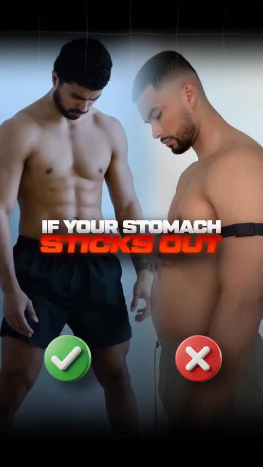 If you have a wide belly or it sticks out you can reduce it in seconds with this routine