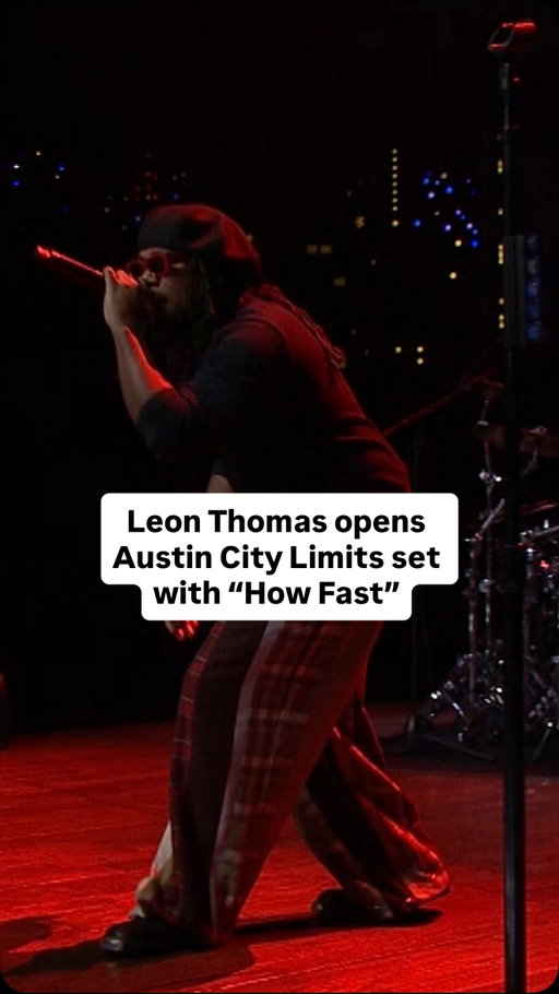 Billboard exclusive first look at Leon Thomas’ set-opener “How Fast” from ‘Austin City Limits.’

Fresh off winning two Grammys, Leon hits the ACL stage for his debut performance, delivering a full-hour, 13-song victory lap to close out the season.

The full episode premieres Saturday, Feb. 7 at 8 p.m. CT / 9 p.m. ET.