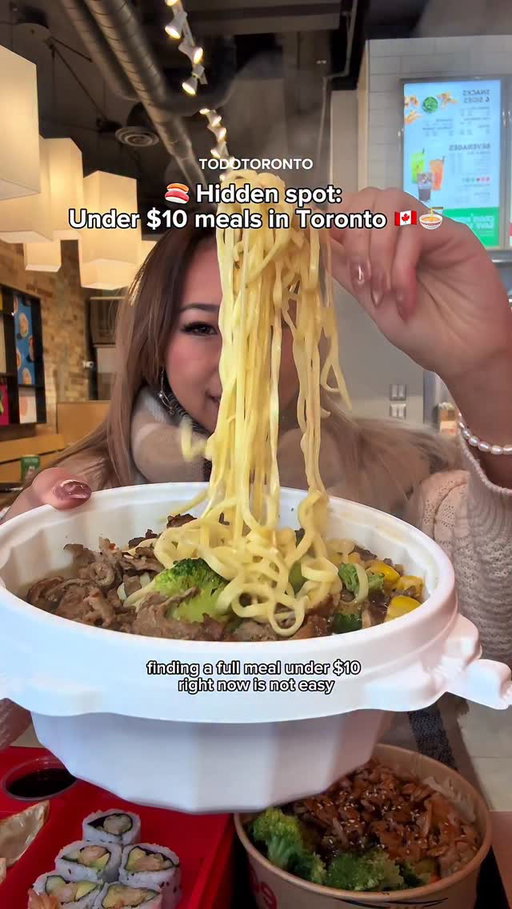 #Todotoronto eats for under $10 in 2026! 🍽️

Edo Japan has under $10 meals and other Sizzlin’ Deals, like the Teriyaki for Two and Family Meals, made fresh on a teppan grill. 

Here for over 45 years, Edo Japan specializes in sizzling teriyaki chicken or sukiyaki beef cooked to order. Add ramen, sushi, bentos, or Sumo-Size it if you’re extra hungry.

Make sure to order online or on the Edo Japan app to score the deal! ✨

🎥: @by.sarahmei 
.
.
.
#torontocheapmeals #torontoeats #torontorestaurants #ad honourthecrave