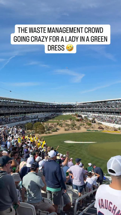 You never know what will happen on 16 at the Waste Management Phoenix Open 

#wastemanagementopen #wastemanagement #golflife #golfer #scotsdale
