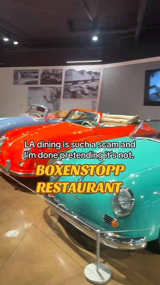 Welcome to Boxenstopp! A VERY hidden German food gem… inside a Porsche dealership in Santa Clarita 🇩🇪🚗
You’d drive right past it and never know. ￼Food quality is insane￼, fair prices, and a free Porsche museum tour downstairs! Hell yes. Plus, it’s the same owners as Horseless Carriage & FIKA Chocolate Bar… so you already know they don’t miss. 

AND I’ll be back tomorrow for their event, Coffee & Cars ☕️🏁
@theboxenstopp @porschesantaclarita 
#santaclarita #hiddengem #restaurantreview #foodreview #lafood