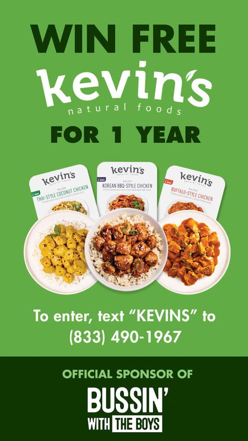 Time is ticking until the Big Game! Make sure you’re ready by entering the @kevins.natural.foods Clean Game Sweepstakes. For every minute of penalty-free play during the Big Game, Kevin’s will randomly select five lucky winners to receive FREE Kevin’s Natural Foods for a year. 

Enter to win by texting “KEVINS” to (833) 490-1967. Complete rules at KevinsNaturalFoods.com/sweepstakes2026.