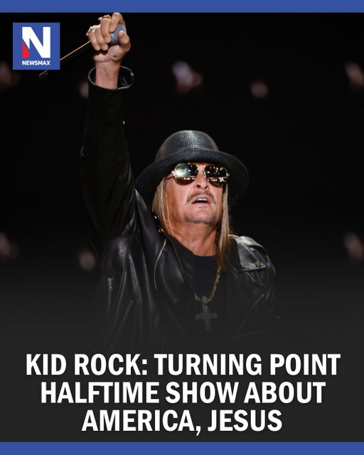Kid Rock said Sunday's All-American Halftime Show — Turning Point's alternative Super Bowl LX performance — isn't meant to be a political statement, it's for people who "love Jesus" and "love America." Link in bio.