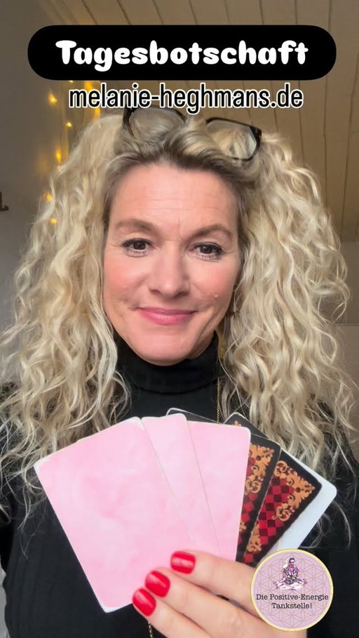 Mit dieser tollen TagesEnergie, wünsche ich euch ein wunderschönes Wochenende 😇❤️😍

Herzensgrüße, 
Eure Melanie Heghmans
Praxis: Die Positive-Energie Tankstelle ⛽️ 

#kartenbotschaft #kartenlegung #tagesenergie #tagesbotschaft #kartenlegen