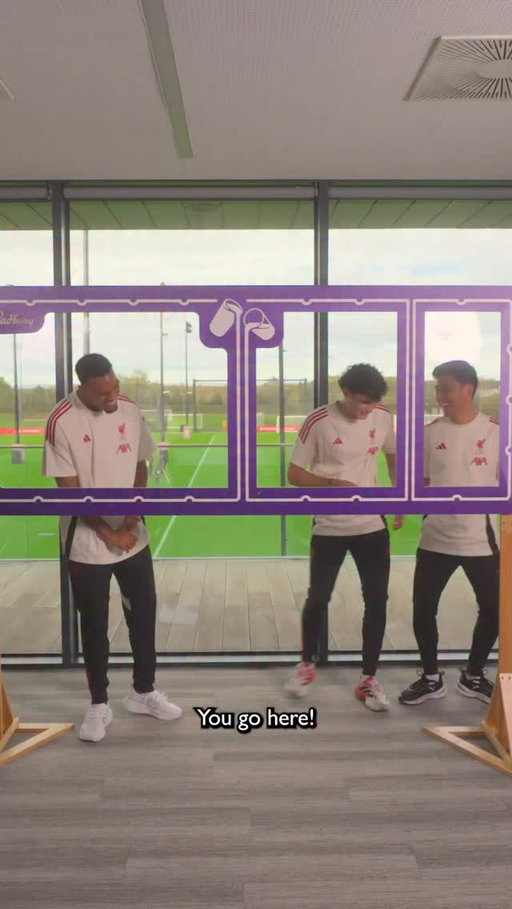 Watch @cadburyuk’s Made to Share with Ryan Gravenberch, Wataru Endo and Stefan Bajcetic participating in a series of challenging scenarios! 🤔
 
How do you think they got on? 💜