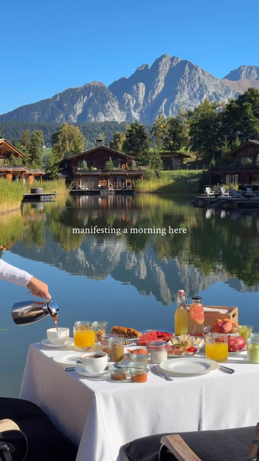 Slow mornings in the Italian Alps 🤍 send this to someone you would love to spend a summer morning here with!

Who else is looking forward to warm summer days?

—
#mountaingetaway #italy #italianalps #slowmorning