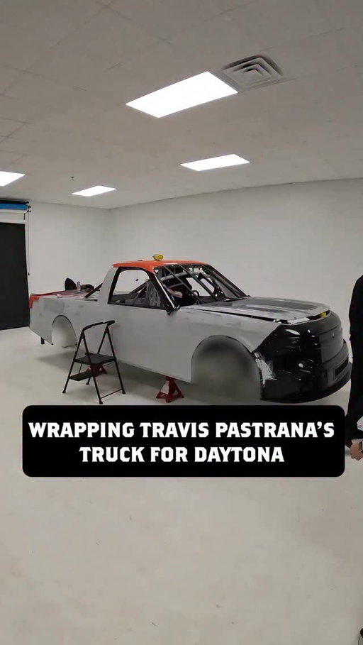 The wait is over. 🏁 Meet the No. 42 BRUNT Chevrolet that Travis Pastrana will take to Daytona on February 13th