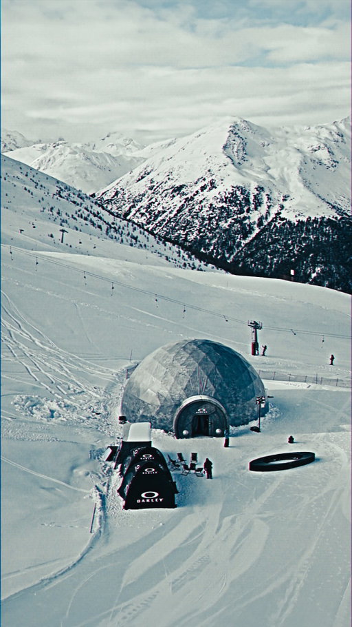 Discover the Oakley Outpost: a brutalist-designed dome that houses the physical expression of our DNA, where past, present, and future collide in one immersive space.