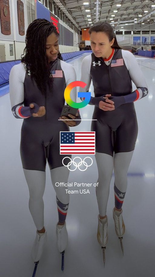 #sponsored curling ice 🥌 vs. speed skating ice ⛸️? We asked Google Search to break it down for us. Sorry #TeamUSA curling...we like it smooothhh.