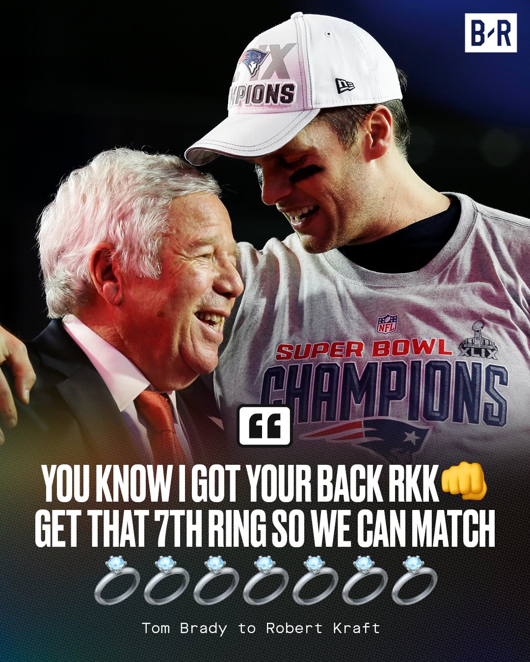 Tom Brady shows love to Robert Kraft ahead of Patriots’ Super Bowl LX matchup vs. Seahawks 🔥

(via @tombrady)