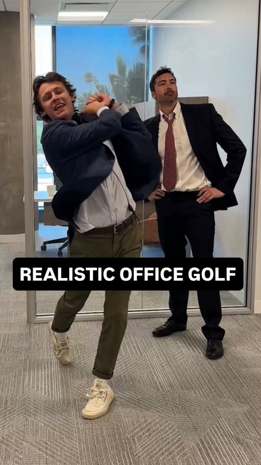 tough day to be an intern caddy #barelyadult #office #golf #comedysketch #officelife
