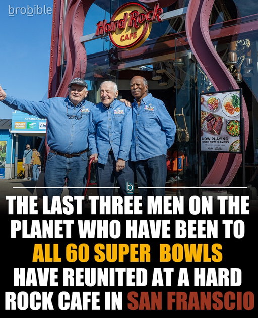 While most of us were still in diapers (or not even a thought yet), these three legends were sitting in the stands at the Los Angeles Coliseum in 1967. This Sunday in San Francisco, they’ll officially hit 60 for 60. Before the game, they reunited at the @officialhardrock in SF. 

After six decades of perfect attendance, the boys have hinted that Super Bowl LX will be their final ride.

Don Crisman (90): The Maine legend and die-hard Patriots fan. He paid $12 for his ticket to Super Bowl I. He thought he’d retire the streak at Super Bowl XXX, but then the Brady/Belichick era happened and he had no choice but to keep the heater alive.

Gregory Eaton (86): A businessman from Michigan and a lifelong Detroit Lions fan. He’s spent 60 years hoping to see his Lions in the Big Game—talk about the ultimate test of loyalty.

Tom Henschel (84): A native Pennsylvanian and massive Steelers fan. Despite battling health issues recently, he’s making the trip one last time to sit with the fellas.

What They’ve Seen:

🏈 Super Bowl I (1967): They were there when it was just called the “AFL-NFL World Championship.” There were 30,000 empty seats and the halftime show was literally just two college marching bands and a guy in a jetpack.

The Immaculate Eras: They saw the Steel Curtain dominate the 70s, the 49ers dynasty in the 80s, and the Cowboys’ run in the 90s.Prince in the Rain: They stood in the pouring Miami rain in 2007 for the greatest halftime show ever.

Super Bo Ticket Evolution: They’ve watched prices go from $12 in 1967 to $6,000+ today.These guys are the last of a dying breed. No missed games for weddings, no “I’m too tired,” and no excuses.

Drop a 🫡 in the comments to respect the greatest attendance streak in sports history.