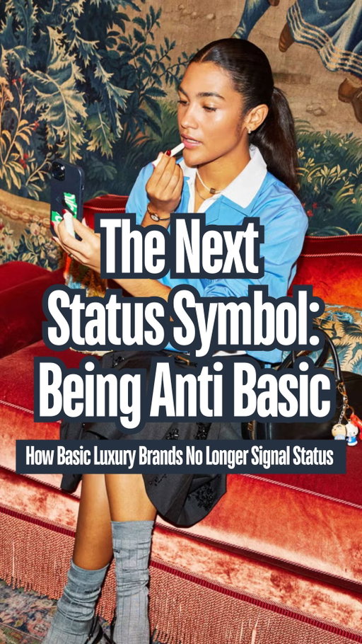 The next status symbol is being anti basic.

Many luxury brands are starting to no longer signal status. When everyone has access to the same thing, it’s basic and doesn’t signal status.

Luxury only works when it’s rare and intentional. Once it becomes everywhere, it turns into a commodity.

That’s why I think we’re entering a moment where real status comes from showing you have your own point of view, not just buying what’s popular.

That’s also why being featured in Architectural Digest is the ultimate status symbol. It’s not just about money. Your home has to be thoughtful, original, and unmistakably not basic to be featured in it.

Being basic isn’t a bad thing. But if the goal is to signal status, blending in doesn’t work anymore.

What do you think of this status symbol?

#statussymbol #trend