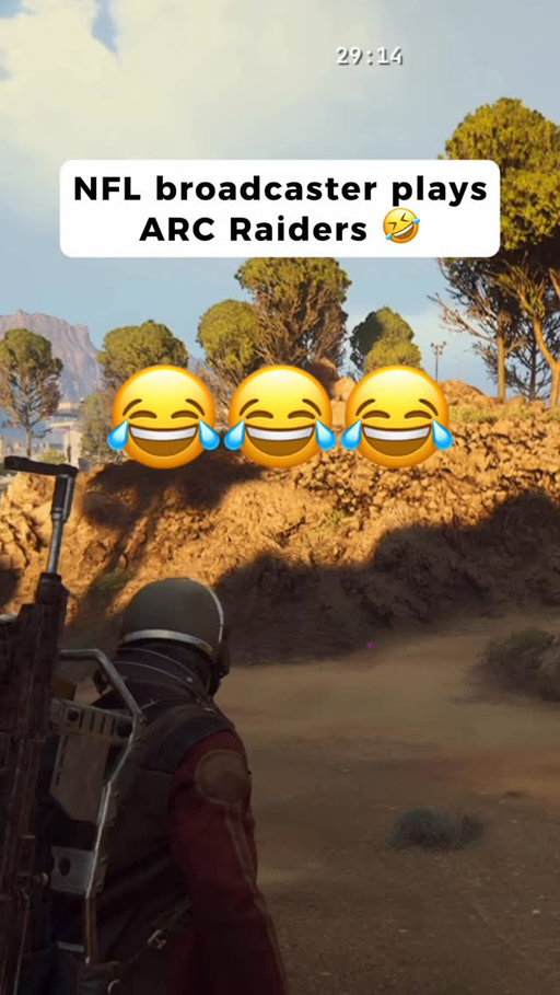 Listen to this perfect raid intro 🤣 #arcraiders #arcraidersclips #nfl #nflonfox