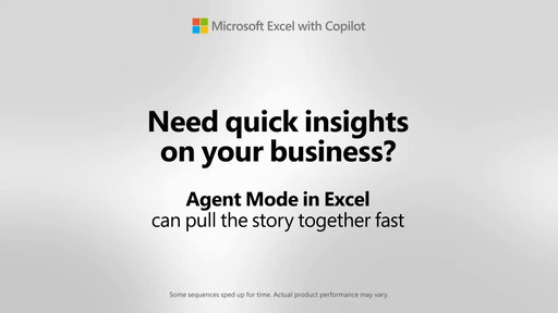 Watch Agent Mode in Excel gets sales data executive-ready in minutes. Prompt and watch as Copilot pulls top insights across products and regions, flags trends/risks/opportunities, and builds a summary dashboard with charts.