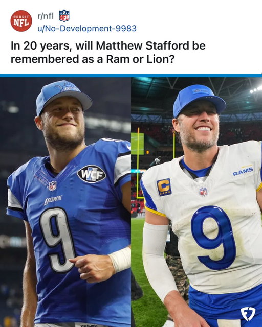 What will Matthew Stafford be remembered as?

#NFL | #Football | #Lions | #Rams