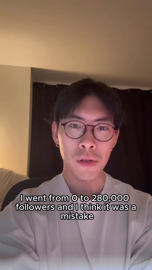 9 months ago before I started posting, I had so many misconceptions that I want to clear up:
1) Money doesn’t magically land in your lap with a big follower count. 
2) You don’t need a huge audience to build a successful business. 
3) You can’t please everyone. You’ll have to let people down to get where you want to go.

Making money and growth aren’t mutually exclusive but if you’re a one man show my current take is focus on the business first and let content be the exhaust instead of the other way around (assuming your goal is to make money).