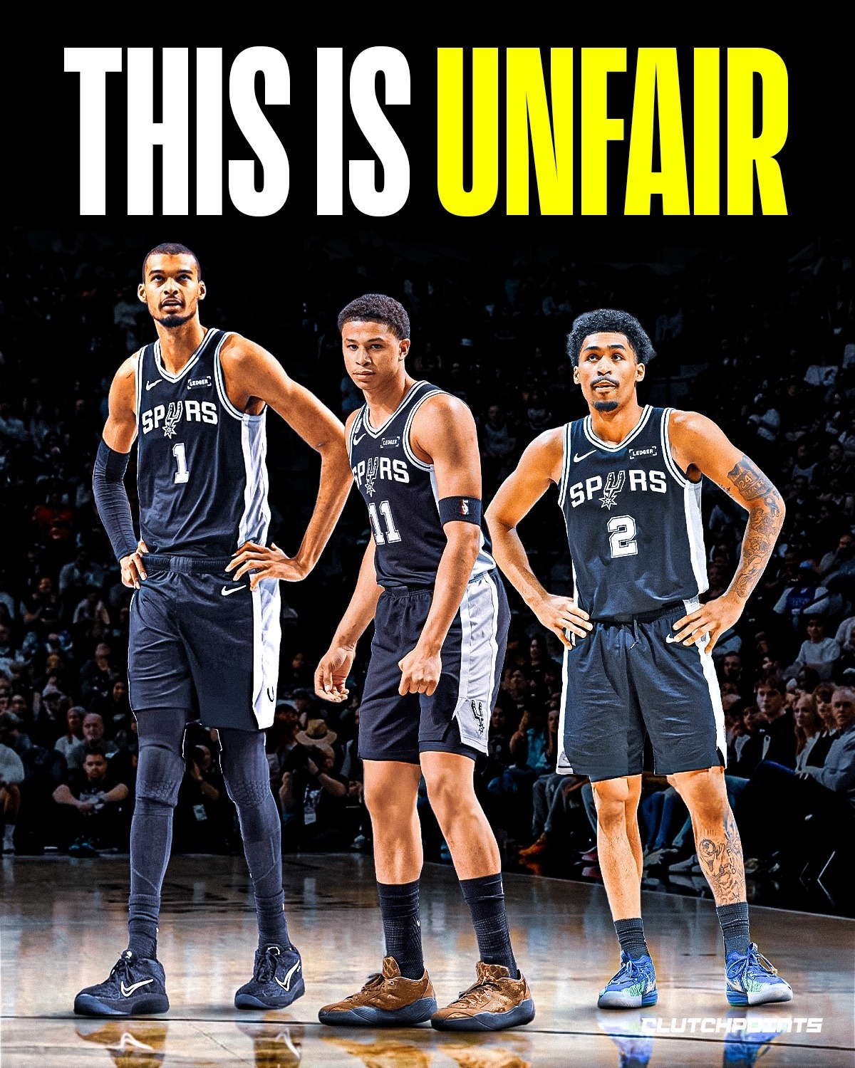 The San Antonio Spurs already have a defensive unicorn in Victor Wembanyama.

But the Spurs’ best defender in the coming years might not be Wemby.

And the best rookie they come away with from this draft might not be Dylan Harper either.

It might be Carter Bryant.

That sounds bold. It is not crazy.

Bryant has quietly flashed real two-way star potential. Length. Physicality. Timing. Feel.

It is flying under the radar because of what Stephon Castle has done. But lowkey, Carter Bryant just played the best game of his young NBA career.

Against the Dallas Mavericks:
11 points.
3 blocks.
All in his first 10 minutes.

That is the third time he has hit 11 points in the past three weeks.

More importantly, he has finally cracked the regular rotation over the last 10 games. You can see the rhythm building. The confidence growing.

The trade deadline came and went. The Spurs stood still while others made noise.

That might have been the point.

Bryant’s development is starting to show.
More minutes. Better reads. More trust.

San Antonio needs shooting and physicality at the four. Bryant brings both. He plays tough, moves well, and his shooting form shows real upside with reps.

The pace of his growth might end up mattering more than any move they didn’t make.