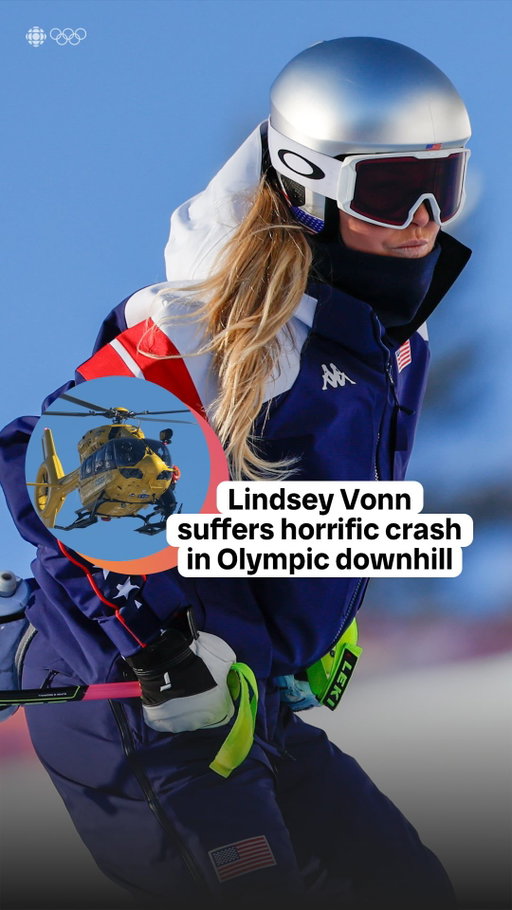American skier Lindsey Vonn airlifted from the course after a horrific crash during the Olympic women’s downhill 

#MilanoCortina2026 #LindseyVonn