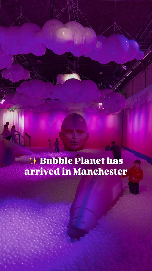 ✨ Bubble Planet has arrived in Manchester and it is one of the most fun immersive experiences in the city right now. Step into a surreal world of bubbles with 10 themed rooms, interactive installations, sensory light experiences, VR technology, simulators and dreamy landscapes designed to stimulate all five senses. It honestly feels like stepping into another planet where you can play, explore and take the most incredible photos.

📍 Location: Depot Mayfield, 10 Temperance Street, Manchester, M12 6HR
⏳ Duration: approx. 60 to 90 minutes
👨‍👩‍👧‍👦 Age requirement: All ages welcome
♿ Accessibility: Wheelchair accessible

🎟 Use my code BPMAN10 for a discount
🔗 Tickets via @fever_uk

Perfect for date days, family days, girls days or just doing something different in Manchester.

@bubbleplanetexperience @fever_uk

#BubblePlanetExperience #ThingsToDoManchester #ManchesterWithKids #VisitManchester #ImmersiveExperience