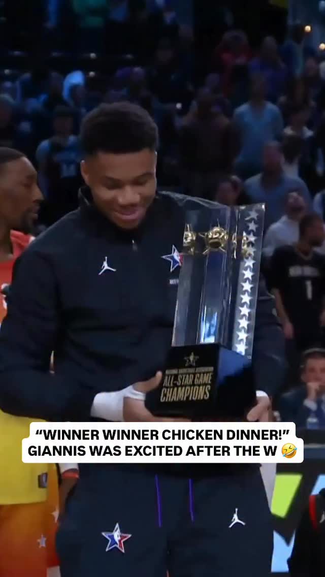 @giannis_an34 was hyped after Team Giannis locked in the win at the 2023 NBA All-Star Game! 😂 Catch the 2026 NBA All-Star Game on Feb. 15 at 5:00pm/et on NBC & Peacock 🍿
